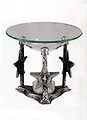 Pewter Oil Burner (Stars)