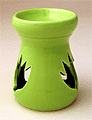 Ceramic Oil Burner (Simple Green)