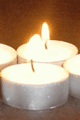 Tealight Candles (Unscented) - 10-packVelas en tacita (Sin Aroma) - 1 Docena