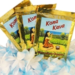 Melting away your stress couldn't be easier than these Instant Kava Singles!  They fit in your backpack, purse, even your pockets, making an instant Kava drink whenever you have water, juice, or any other favorite fruit drink. These Instant Kava Singles were a year in development, but we couldn't be more pleased with the result.